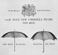 Samuel Fox. Paraguas plegable.
